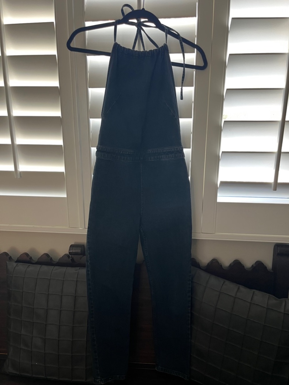 Free People Indigo Denim Jumpsuit